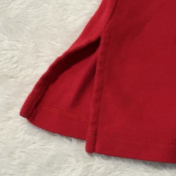 Alfred Dunner Womens Medium Off Red Studded Butterflies Top - Picture 7 of 8